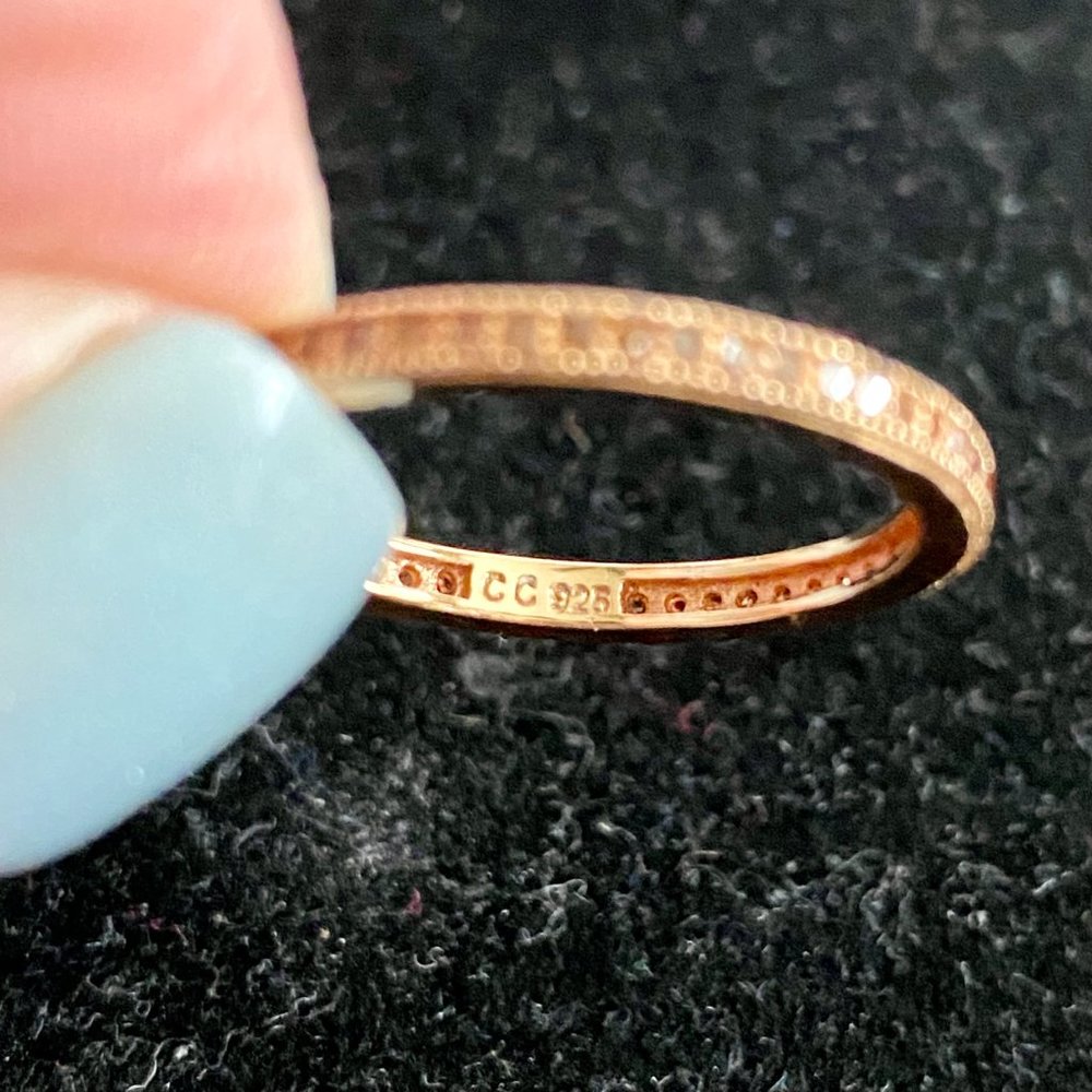 Rose Gold Stackable Ring - image 4